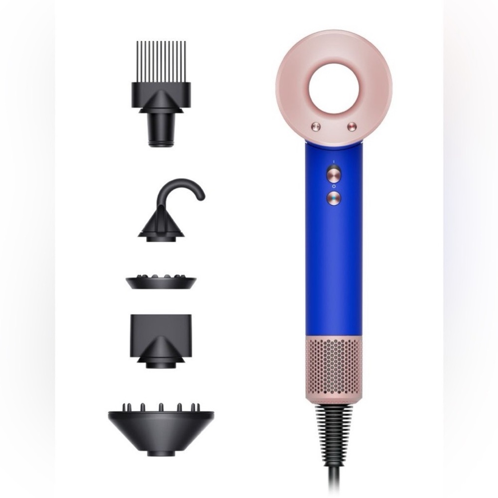 DYSON Supersonic Hair Dryer - Vinca Blue and Rose Gold Limited Edition Color